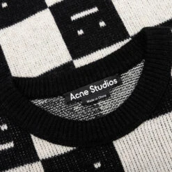Acne Studios Kids Wool Crewneck Sweater - Black/Oatmeal Beige 9 Acne Studios Kids Wool Crewneck Sweater - Black/Oatmeal Beige -Bapejackets Shop Acne Studios Kids Wool Crewneck Sweater Black Oatmeal Beige D60015 CQK 1