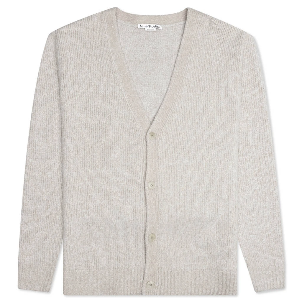 Acne Studios Wool Blend Cardigan - Light Taupe 3 Acne Studios Wool Blend Cardigan - Light Taupe