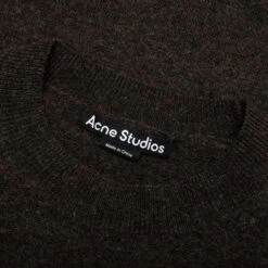 Acne Studios Wool Crew Neck Sweater - Grey/Brown 9 Acne Studios Wool Crew Neck Sweater - Grey/Brown -Bapejackets Shop Acne Studios Wool Crew Neck Sweater Grey Brown C60042 GBR 10 26 22 Feature JP 7