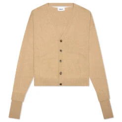 Ambush Oversized Logo Cardigan - Natural
