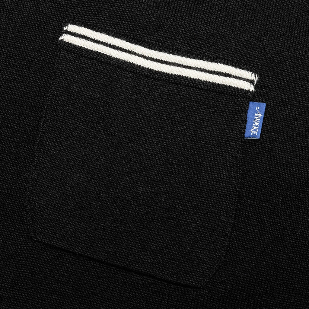 Fine Gauge Knit Cardigan - Black 5 Fine Gauge Knit Cardigan - Black - Image 3