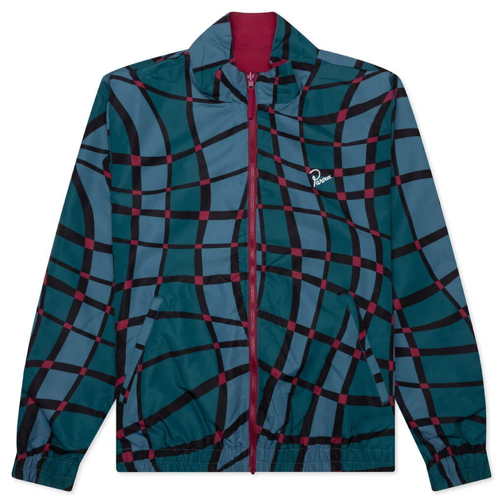 Squared Waves Pattern Track Top - Multi Check 3 Squared Waves Pattern Track Top - Multi Check
