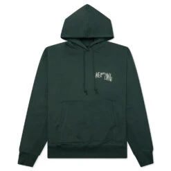 Helmut Lang Scribble Logo Hoodie - Evergreen