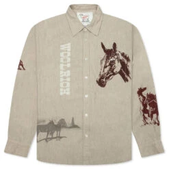 One Of These Days X Woolrich Chamois Printed Shirt - Canvas