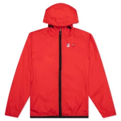 Comme Des Garcons PLAY X K-Way Le Vrai Zip Jacket - Red