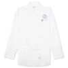 Oversized L/S Shirt W/ All Over Embroidery - White -Bapejackets Shop EThom Browne Oversized Long Sleeve Shirt w All Over Embroidery White MWL381E E0317 100 06 21 23 Feature KN