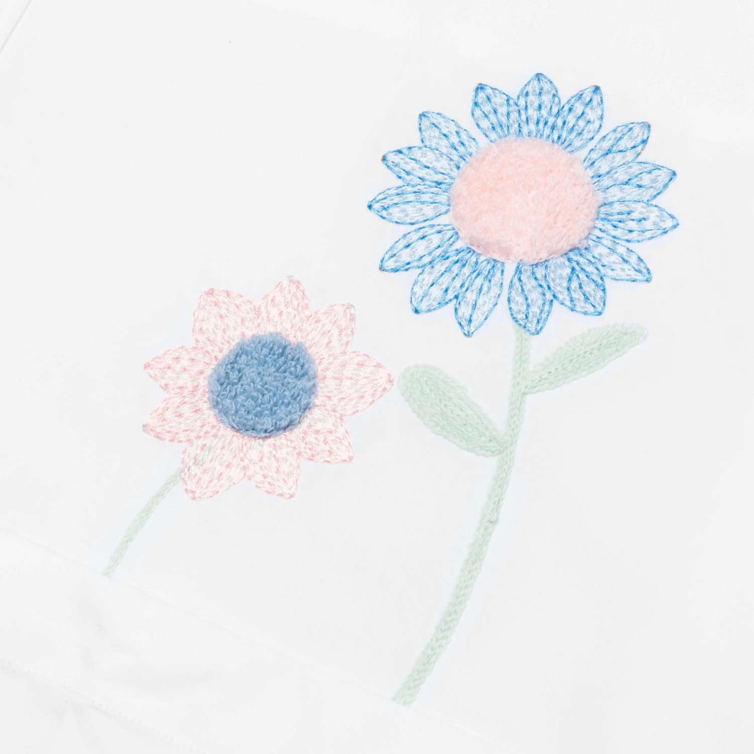 Oversized L/S Shirt W/ All Over Embroidery - White 5 Oversized L/S Shirt W/ All Over Embroidery - White - Image 3