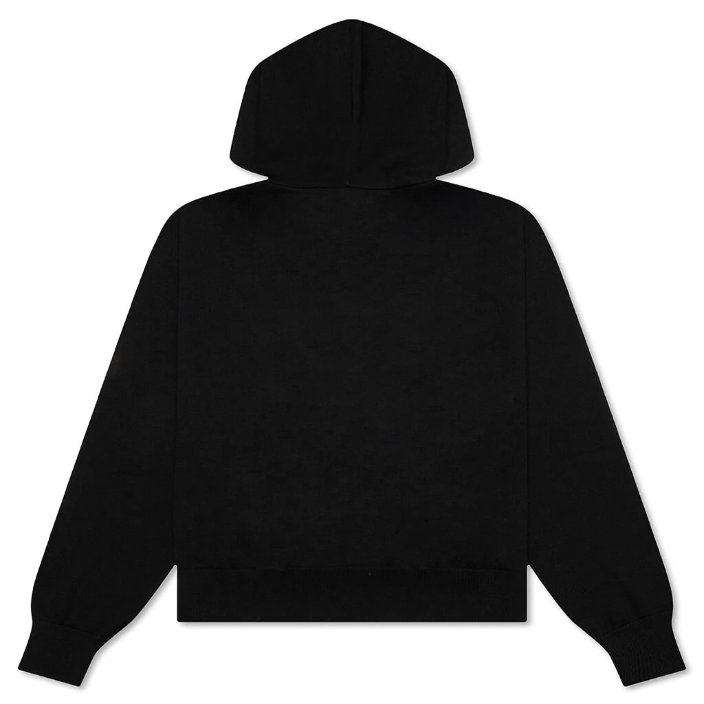 Amiri Floral Logo Hoodie - Black 4 Amiri Floral Logo Hoodie - Black - Image 2