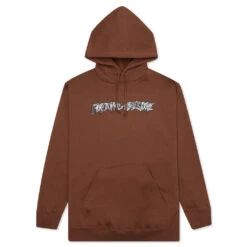 Acupuncture Stamp Hoodie - Burnt Orange