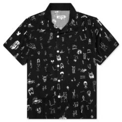 Dill Drawings Club Shirt - Black