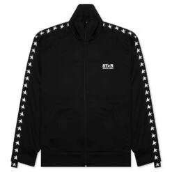 Golden Goose Star Zipped Track Jacket - Black/White