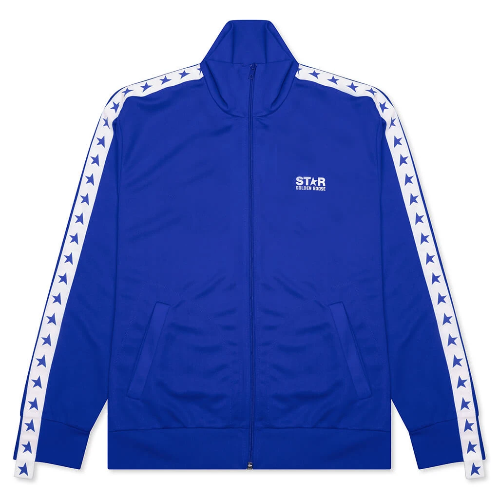 Golden Goose Star Zipped Track Jacket - Bluette/White 3 Golden Goose Star Zipped Track Jacket - Bluette/White