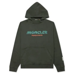 Moncler Genius X Salehe Bembury Logo Hoodie - Olive