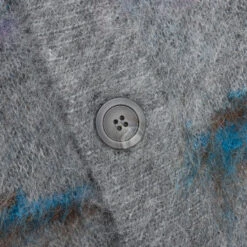 Mohair Jacquard Cardigan - Grey/Purple 9 Mohair Jacquard Cardigan - Grey/Purple -Bapejackets Shop John Elliott Mohair Jacquard Cardigan Grey Purple D122P691024A 10 18 22 Feature VR 6