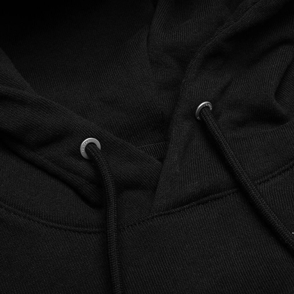 Jordan Flight Fleece Pullover Hoodie - Black/Sail 5 Jordan Flight Fleece Pullover Hoodie - Black/Sail - Image 3