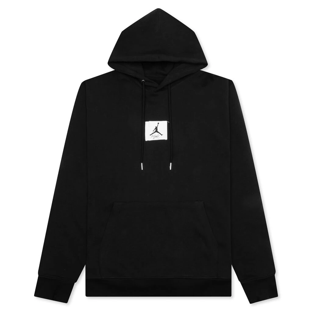 Jordan Flight Fleece Pullover Hoodie - Black/Sail 3 Jordan Flight Fleece Pullover Hoodie - Black/Sail