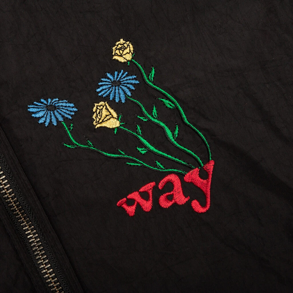 Lets Go Reversible Harrington Jacket - Blue/Green 7 Lets Go Reversible Harrington Jacket - Blue/Green - Image 5