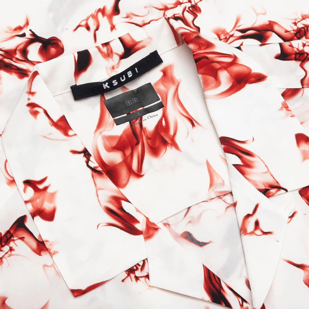 Ksubi Burnt Resort S/S Shirt - White 5 Ksubi Burnt Resort S/S Shirt - White - Image 3