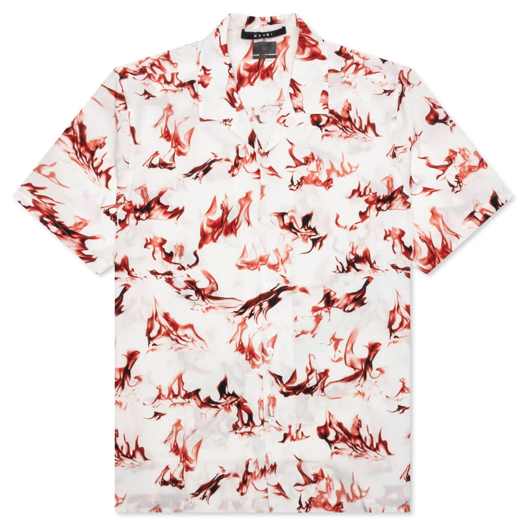 Ksubi Burnt Resort S/S Shirt - White 3 Ksubi Burnt Resort S/S Shirt - White