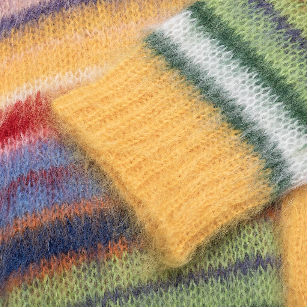 Marni Striped Mohair Cardigan - Multi 6 Marni Striped Mohair Cardigan - Multi - Image 4