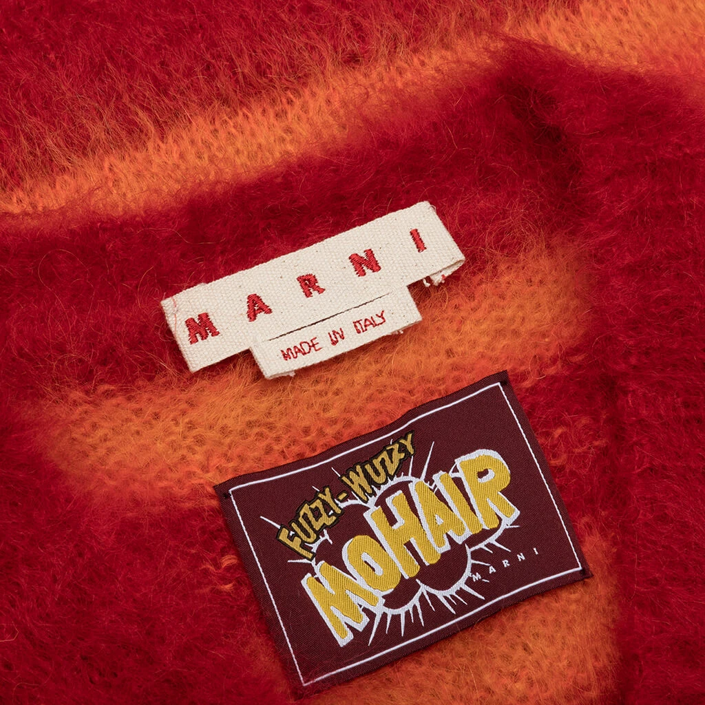 Marni V Neck Sweater - Lacquer 5 Marni V Neck Sweater - Lacquer - Image 3