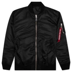 Mastermind World X Alpha Industries Patchwork MA-1 Bomber Jacket - Black