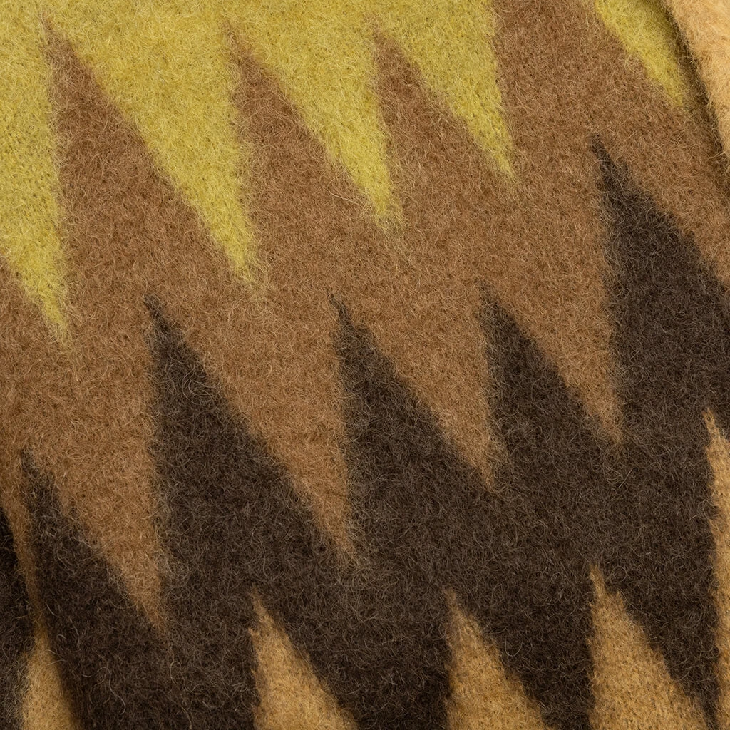 Mohair Cardigan Zigzag - Taupe 6 Mohair Cardigan Zigzag - Taupe - Image 4