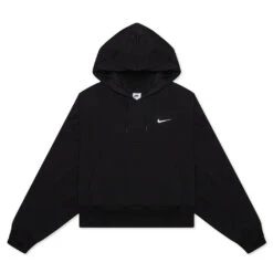 Nike Sportswear Women's Oversized Pullover Hoodie - Black/White