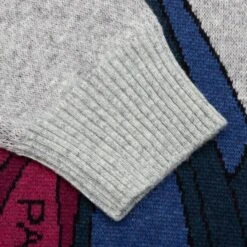 No Parking Knitted Cardigan - Grey Melange 9 No Parking Knitted Cardigan - Grey Melange -Bapejackets Shop No Parking Knitted Cardigan Grey Melange 50422 10 31 23 Feature VR 11