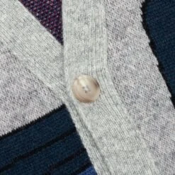 No Parking Knitted Cardigan - Grey Melange 8 No Parking Knitted Cardigan - Grey Melange -Bapejackets Shop No Parking Knitted Cardigan Grey Melange 50422 10 31 23 Feature VR 9