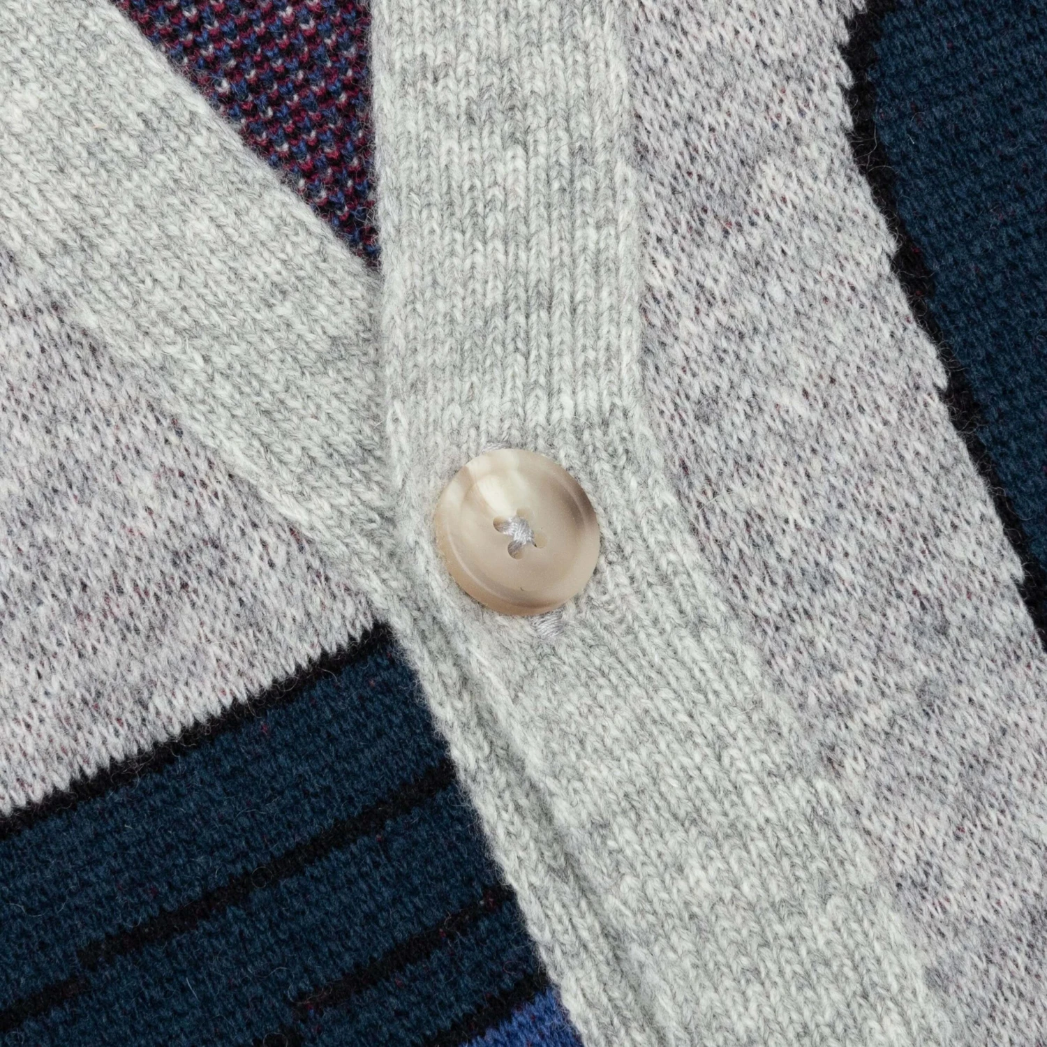 No Parking Knitted Cardigan - Grey Melange 5 No Parking Knitted Cardigan - Grey Melange - Image 3