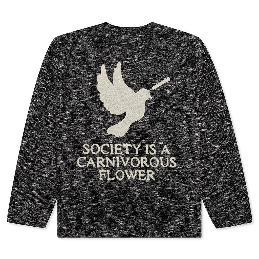 Pleasures Carnivore Cardigan - Black 4 Pleasures Carnivore Cardigan - Black - Image 2