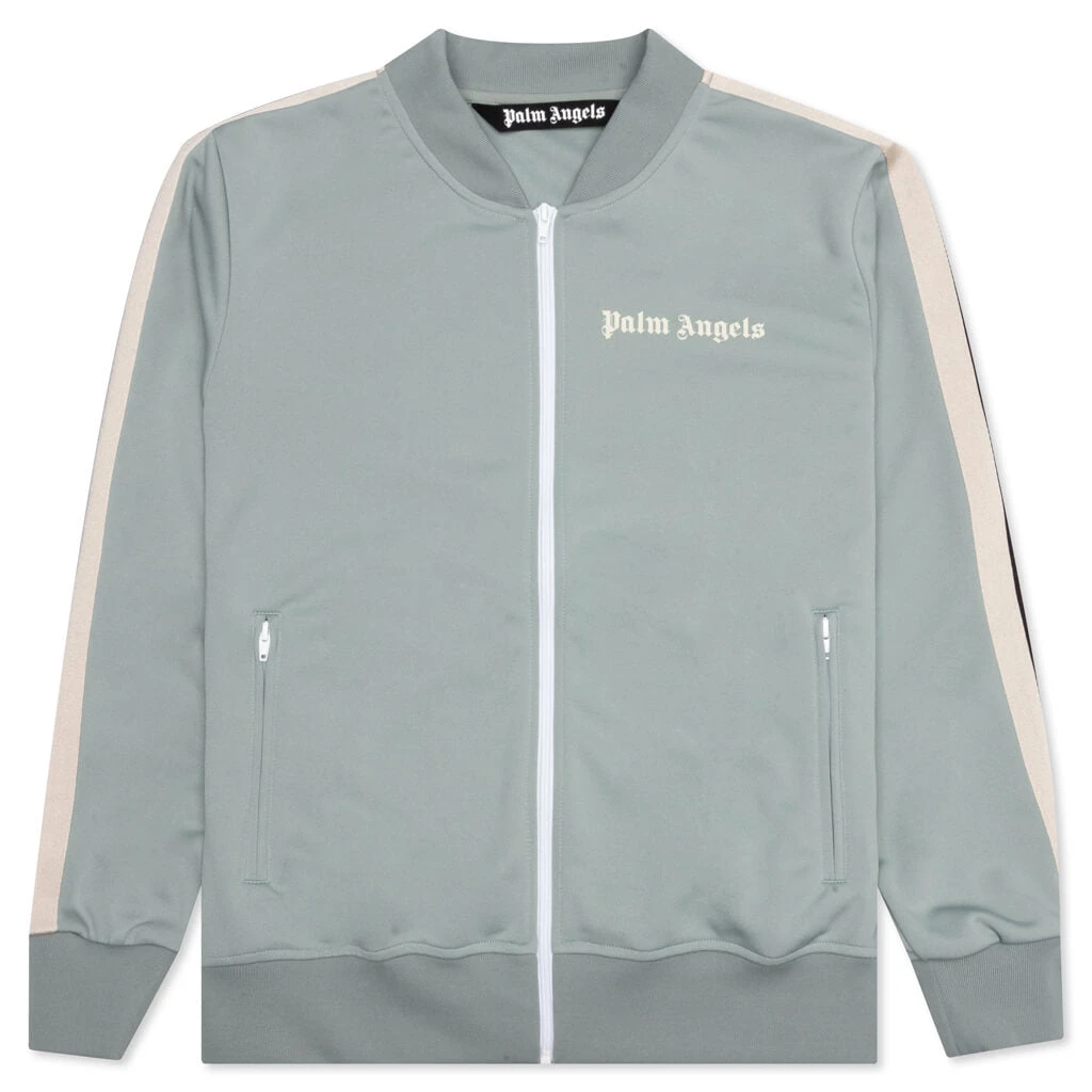 Palm Angels Bomber Track Jacket - Grey/Off White 3 Palm Angels Bomber Track Jacket - Grey/Off White