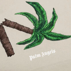 Palm Angels Broken Palm Hoody - Beige/Green -Bapejackets Shop Palm Angels Broken Palm Hoody Beige Green PMBB058C99FLE0046155 05 13 23 Feature DV 5