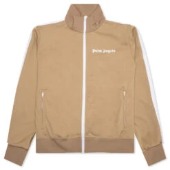 Palm Angels Classic Track Jacket - Beige/White
