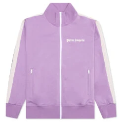 Palm Angels Classic Track Jacket - Lilac/Off-White
