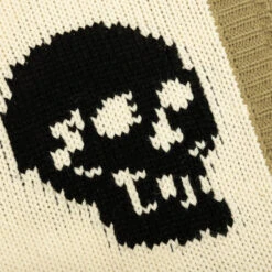 Pleasures Wisdom Zip Cardigan - Tan -Bapejackets Shop Pleasures Wisdom Zip Cardigan Tan P22F034 TAN 11 10 22 Feature VR 3