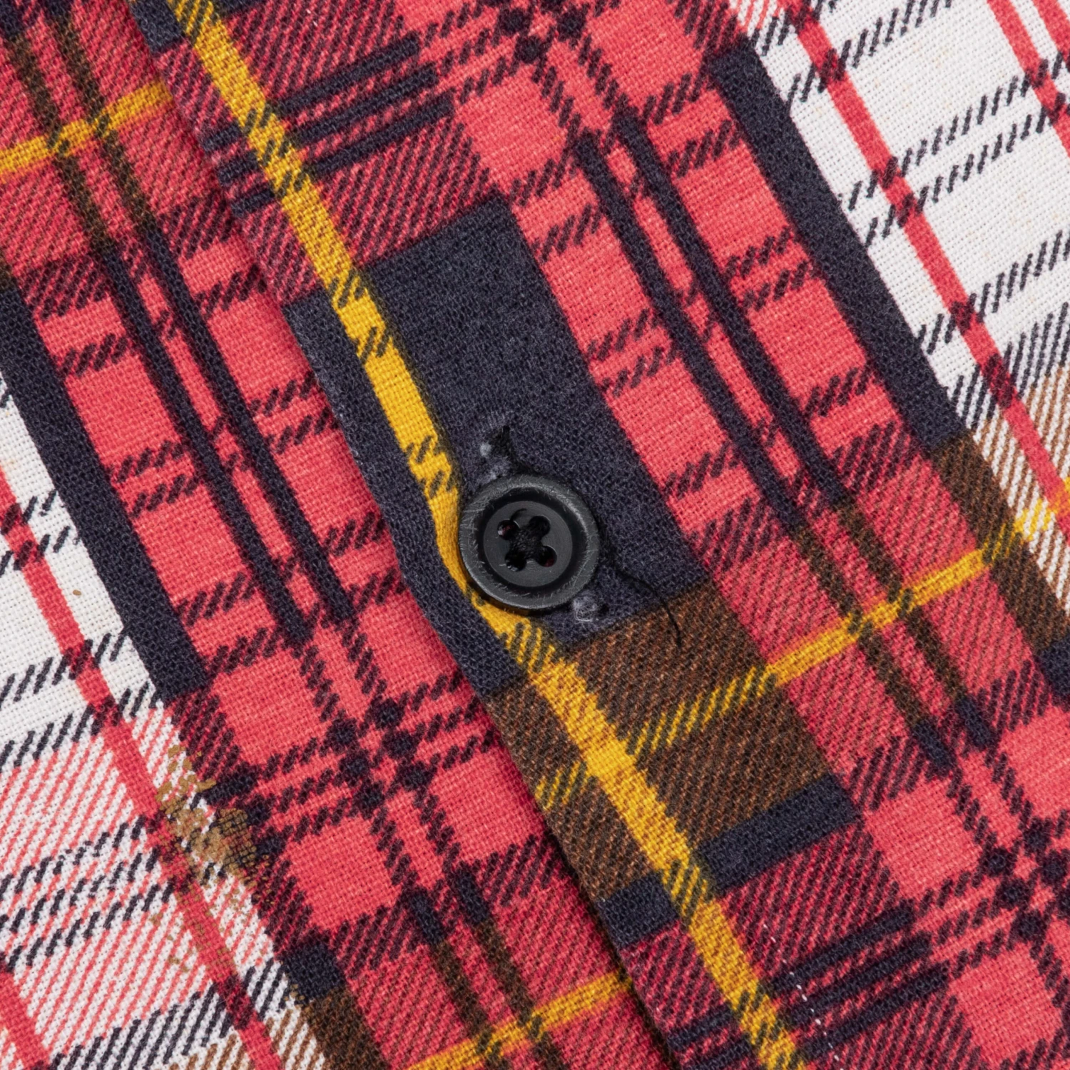 Rebuild By Flannel Shirt 7 Cuts Shirt - Red/White 7 Rebuild By Flannel Shirt 7 Cuts Shirt - Red/White - Image 5