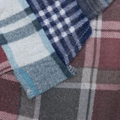 Rebuild By Flannel Shirt 7 Cuts Wide Shirt / Reflection - Faded Grey/Red -Bapejackets Shop Rebuild by Needles Flannel Shirt 7 Cuts Wide Shirt Reflection Faded Grey Red LQ308 MLT O S 002 12 06 22 Feature DV 10