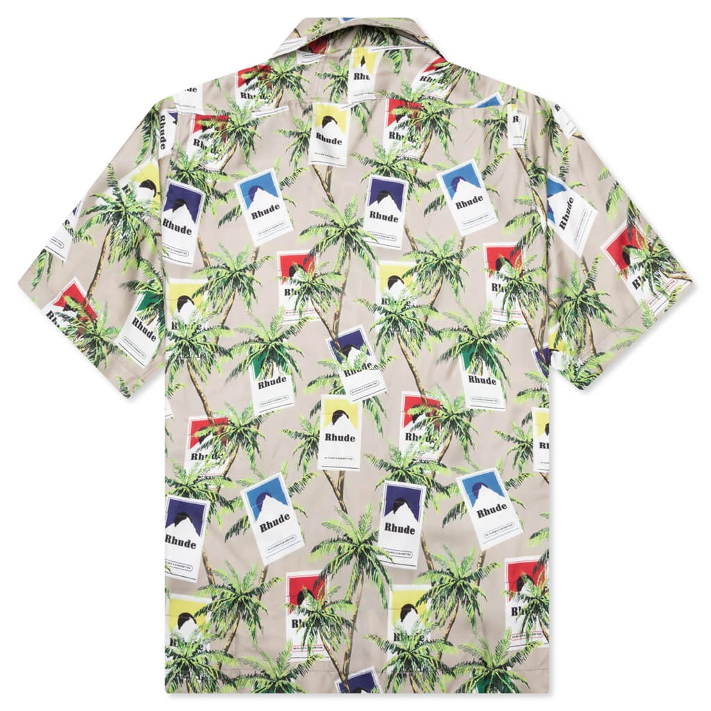 Rhude Cigarette Print Button Up - Taupe/Multi 4 Rhude Cigarette Print Button Up - Taupe/Multi - Image 2