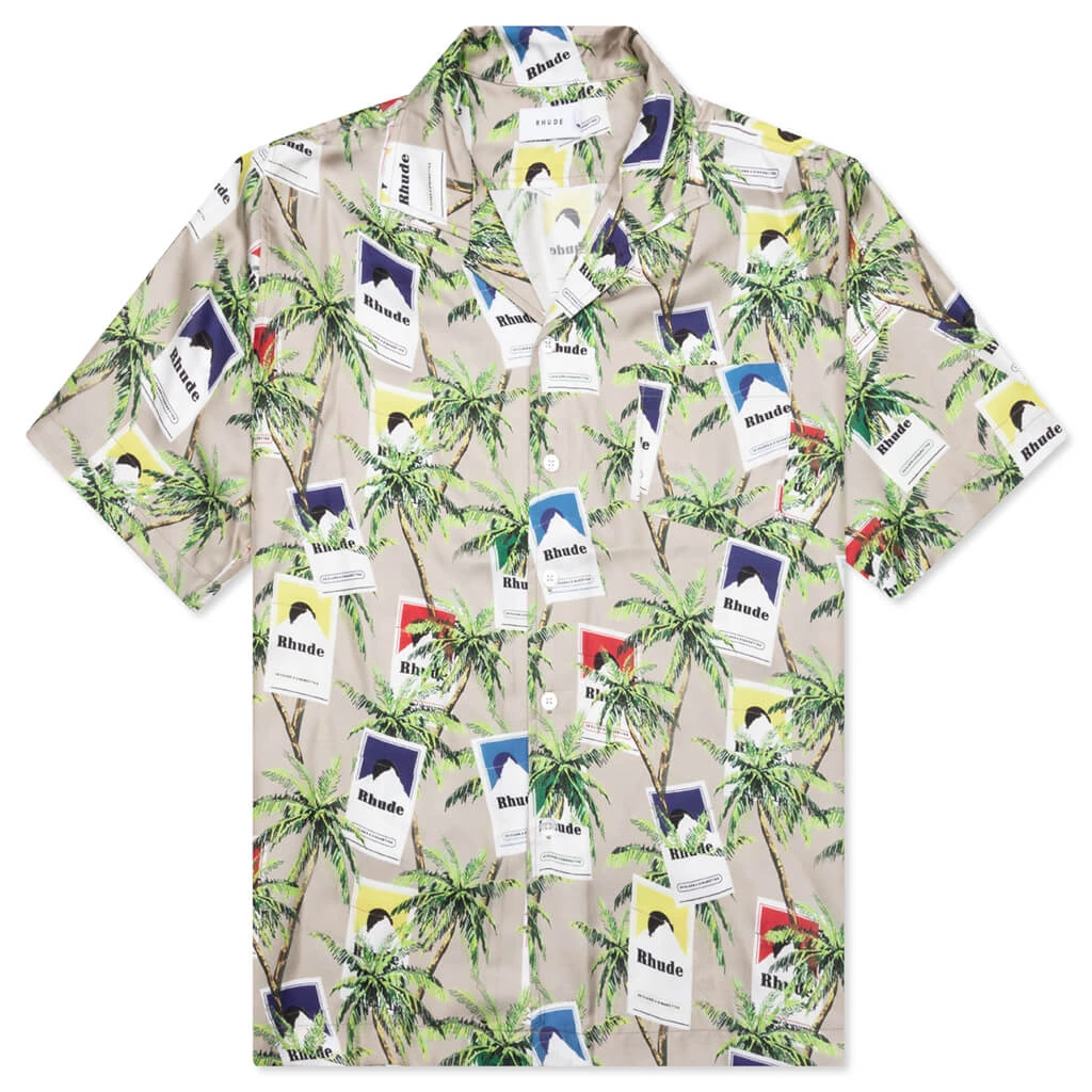 Rhude Cigarette Print Button Up - Taupe/Multi 3 Rhude Cigarette Print Button Up - Taupe/Multi