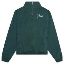 Rhude Quarter Zip - Hunter Green