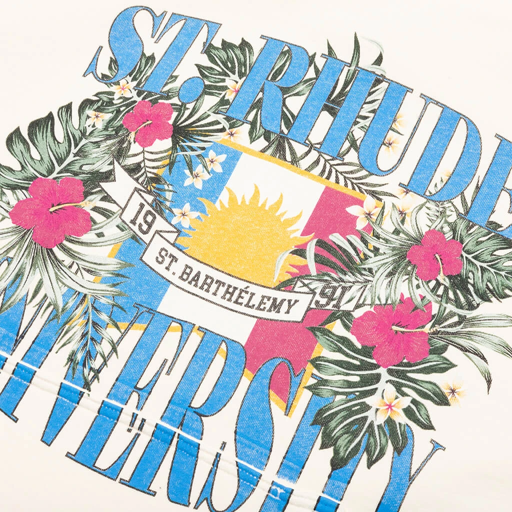 Rhude St. University Hoodie - Vintage White 6 Rhude St. University Hoodie - Vintage White - Image 4