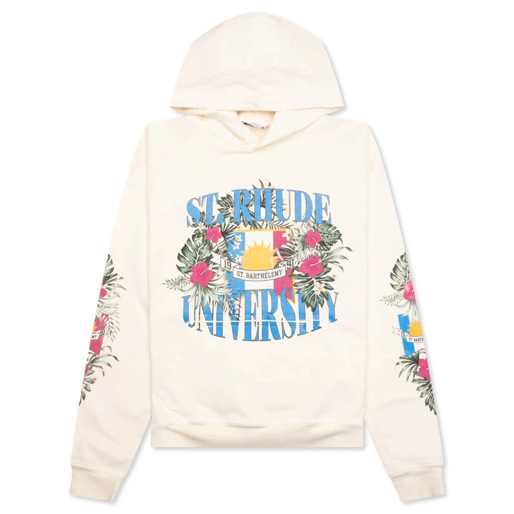 Rhude St. University Hoodie - Vintage White 3 Rhude St. University Hoodie - Vintage White