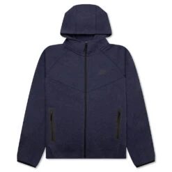 Nike Sportswear Tech Fleece Windrunner Full Zip Hoodie - Obsidian Heather/Black