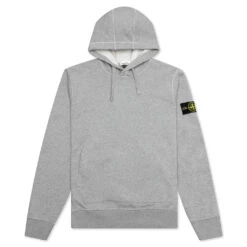 Stone Island Hooded Sweatshirt 64151 - Melange Grey