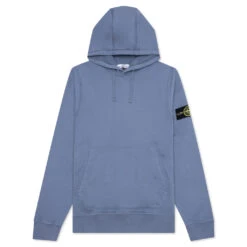 Stone Island Hooded Sweatshirt - Avio Blue