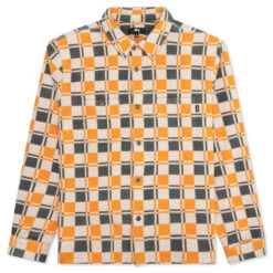 Stussy Brent Plaid L/S Shirt - Tan