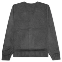 Bapejackets Shop -Bapejackets Shop Stussy Brushed Cardigan Charcoal 117163 02 12 23 Feature KN 5