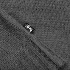 Stussy Brushed Cardigan - Charcoal 10 Stussy Brushed Cardigan - Charcoal -Bapejackets Shop Stussy Brushed Cardigan Charcoal 117163 02 12 23 Feature KN 7